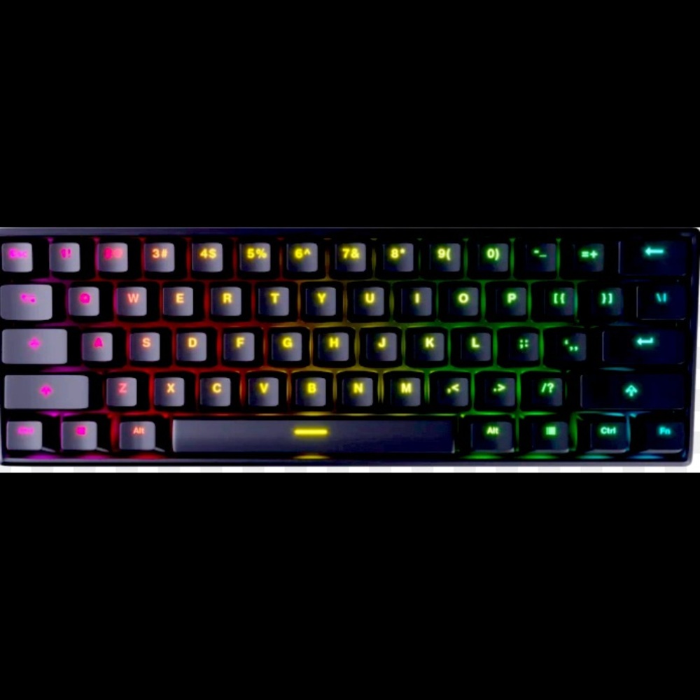 A matrix keyboard click